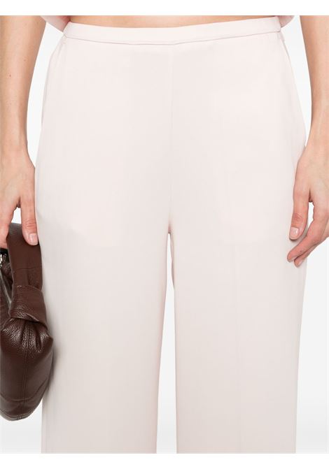 Pantaloni a palazzo in crêpe in rosa Forte forte - donna FORTE FORTE | 135592063